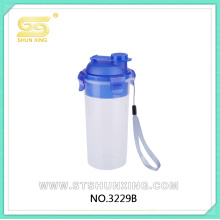 taza plástica de la botella de agua de la fábrica 450ML de China con la tapa para vender